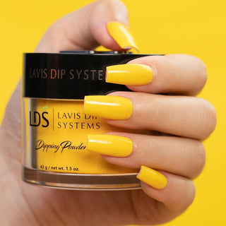  LDS Yellow Dipping Powder Nail Colors - 011 Mellow Yellow by LDS sold by Lavis Dip Systems Inc