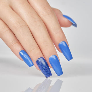  LDS Blue Glitter Dipping Powder Nail Colors - 173 Quantum Sleep by LDS sold by Lavis Dip Systems Inc