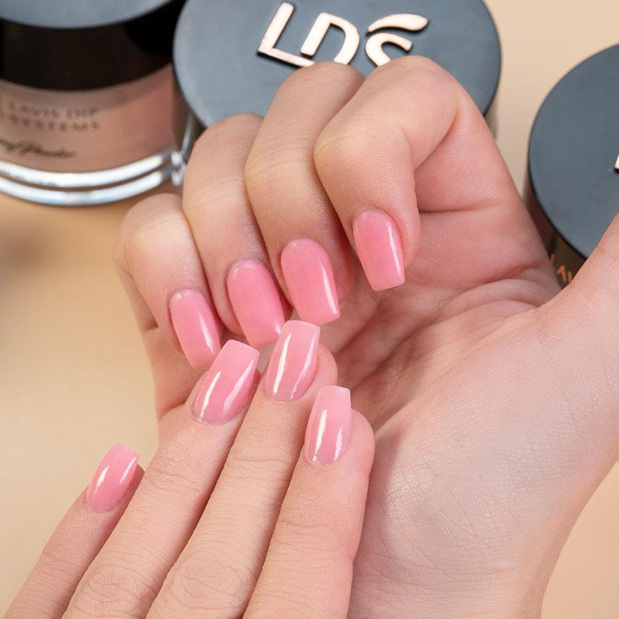  LDS Neutral Pink Beige Dipping Powder Nail Colors - 050 Ladyfingers by LDS sold by Lavis Dip Systems Inc