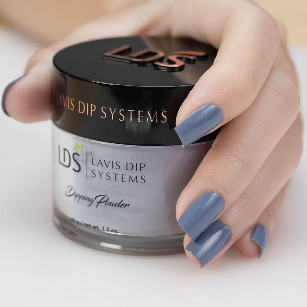  LDS Blue Dipping Powder Nail Colors - 067 Faded by LDS sold by Lavis Dip Systems Inc