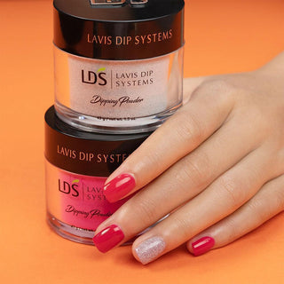  LDS Red Dipping Powder Nail Colors - 075 Grace Upon Grace by LDS sold by Lavis Dip Systems Inc