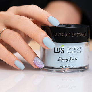  LDS Blue Dipping Powder Nail Colors - 076 Mint My Mind by LDS sold by Lavis Dip Systems Inc