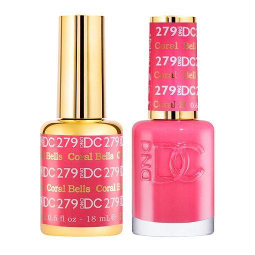 Dnd Dc Gel Nail Polish Duo 279 Pink Colors Coral Bells Lavis Dip Systems Inc