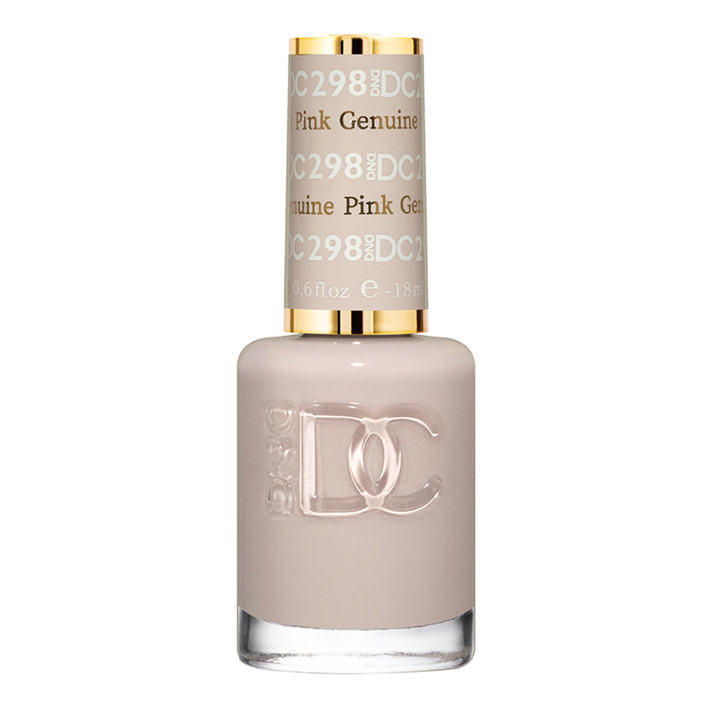 DND DC Nail Lacquer - 298 Nude Colors - Genuine Pink