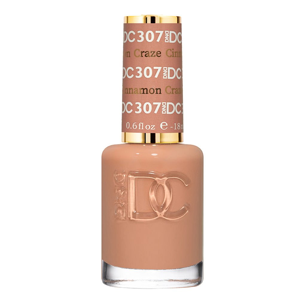 DND DC Nail Lacquer - 307 Brown Colors - Cinnamon Craze