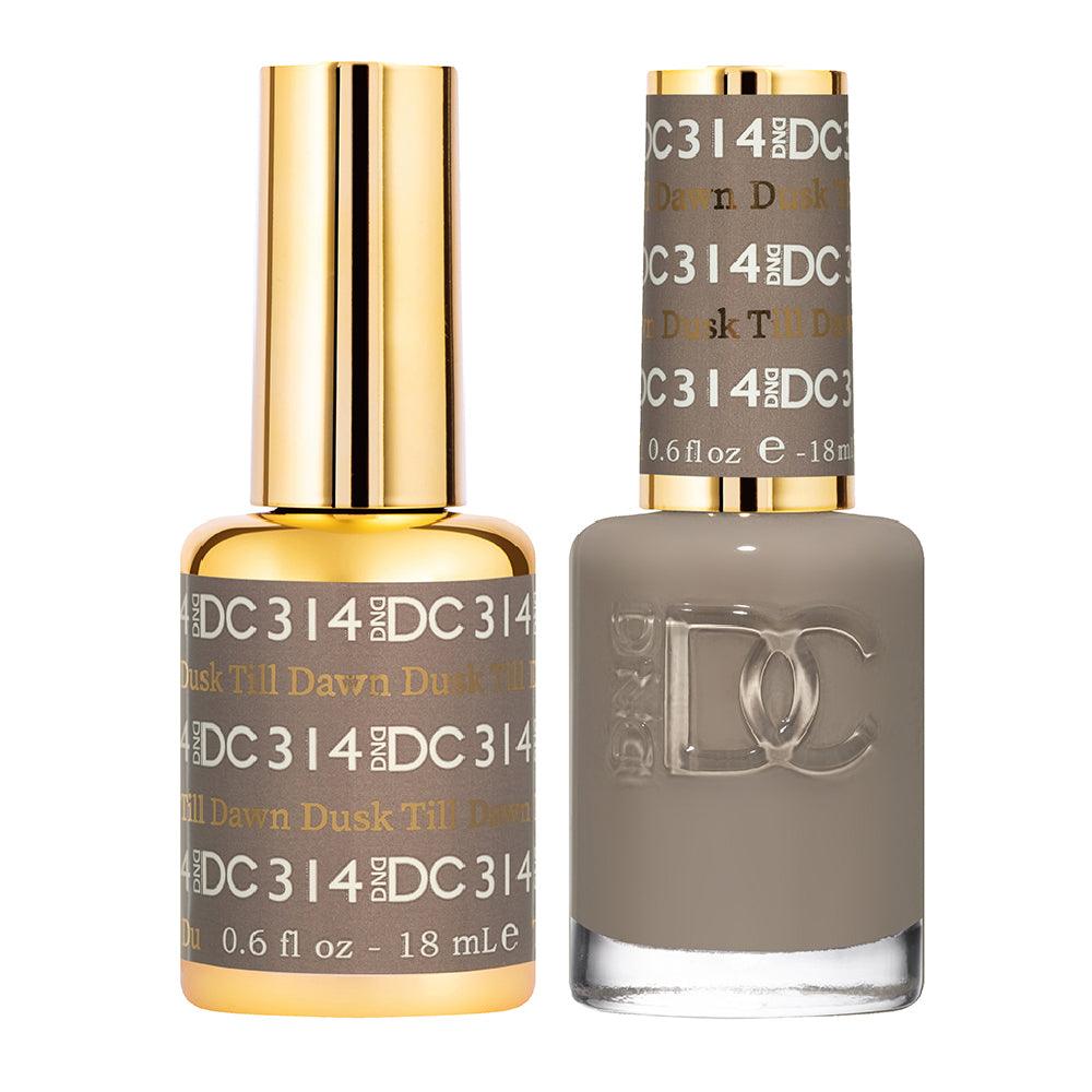 DND DC 314 Dusk Till Dawn - DND DC Gel Polish & Matching Nail Lacquer Duo Set