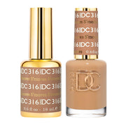 DND DC 316 S’mores - DND DC Gel Polish & Matching Nail Lacquer Duo Set