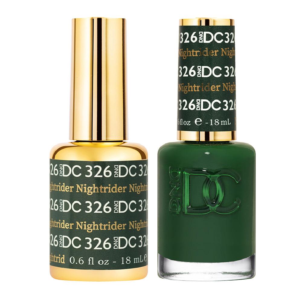 DND DC 326 Nightrider - DND DC Gel Polish & Matching Nail Lacquer Duo Set