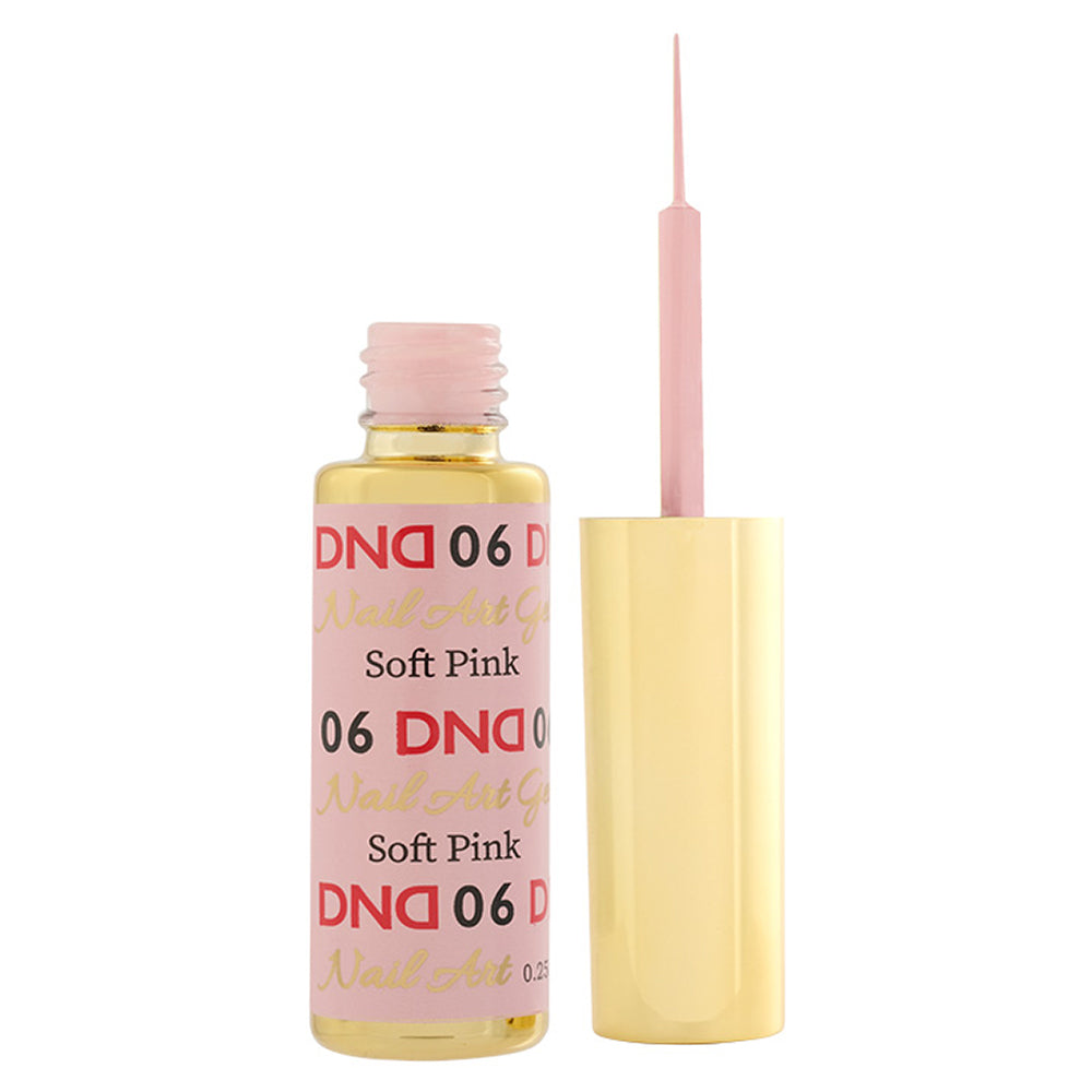 DND 06 Soft Pink - Line Art Gel DND - Daisy Nail Designs