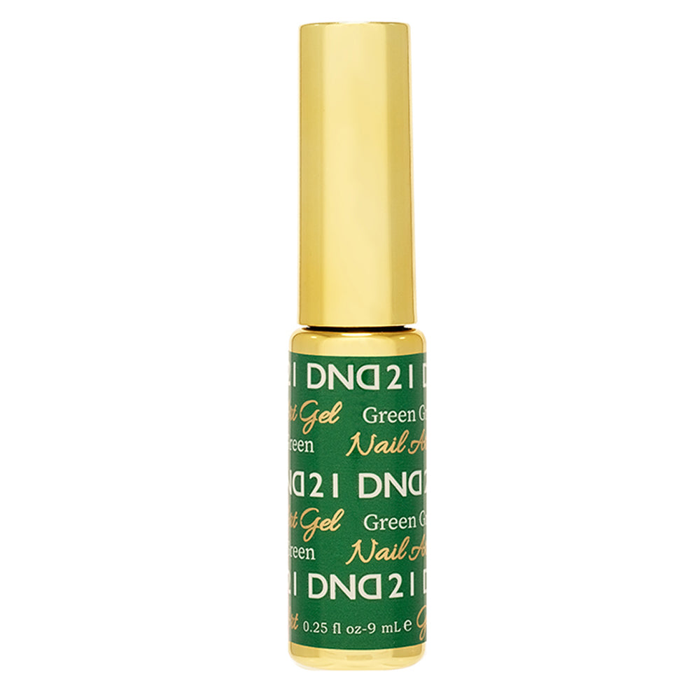 DND 21 Green - Line Art Gel DND - Daisy Nail Designs