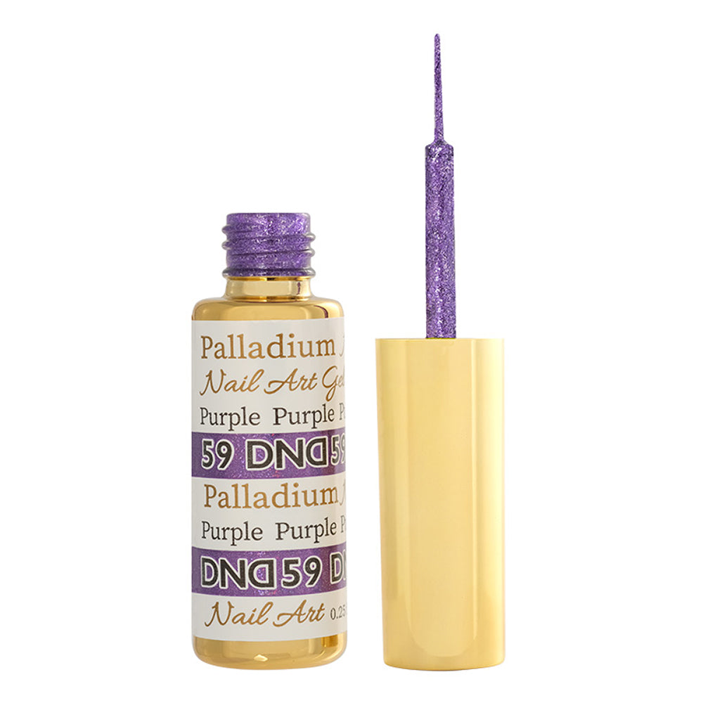 DND 59 Purple - Line Art Gel DND - Daisy Nail Designs