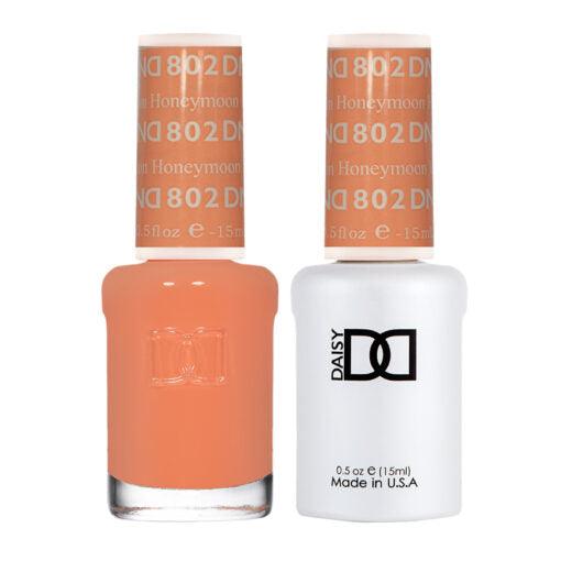 DND 802 - DND Gel Polish & Matching Nail Lacquer Duo Set - 0.5oz