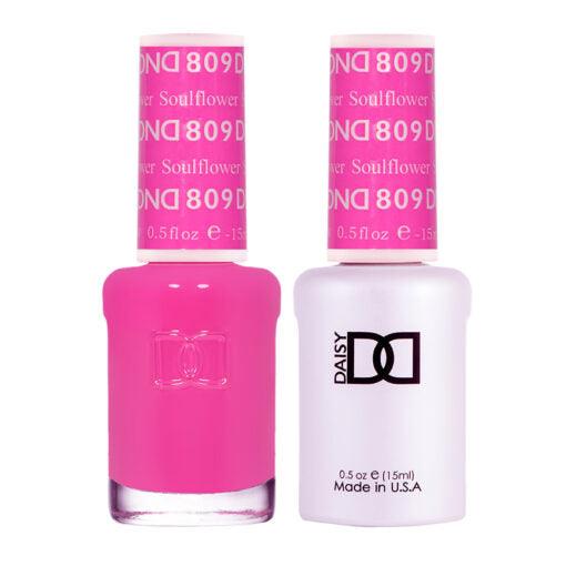 DND 809 - DND Gel Polish & Matching Nail Lacquer Duo Set - 0.5oz