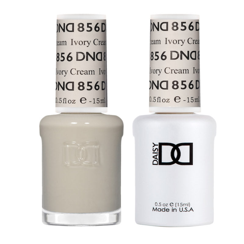 DND Gel Nail Polish Duo - 856 Ivory Cream