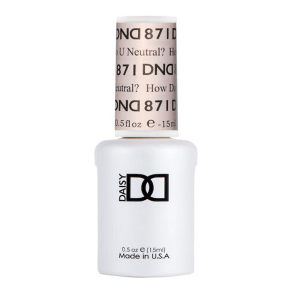 DND Gel Polish - 871 How Do U Neutral?