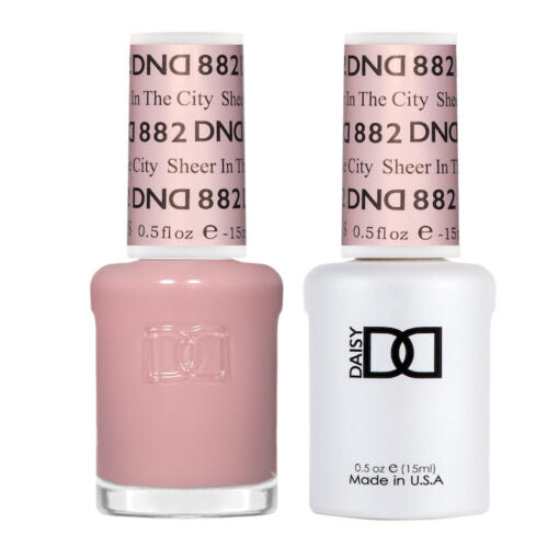 DND Gel Nail Polish Duo - 882 Sheer In The City