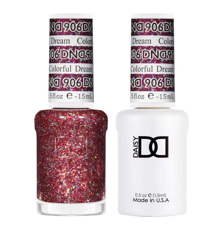 DND Gel Nail Polish Duo - 906 Colorful Dream