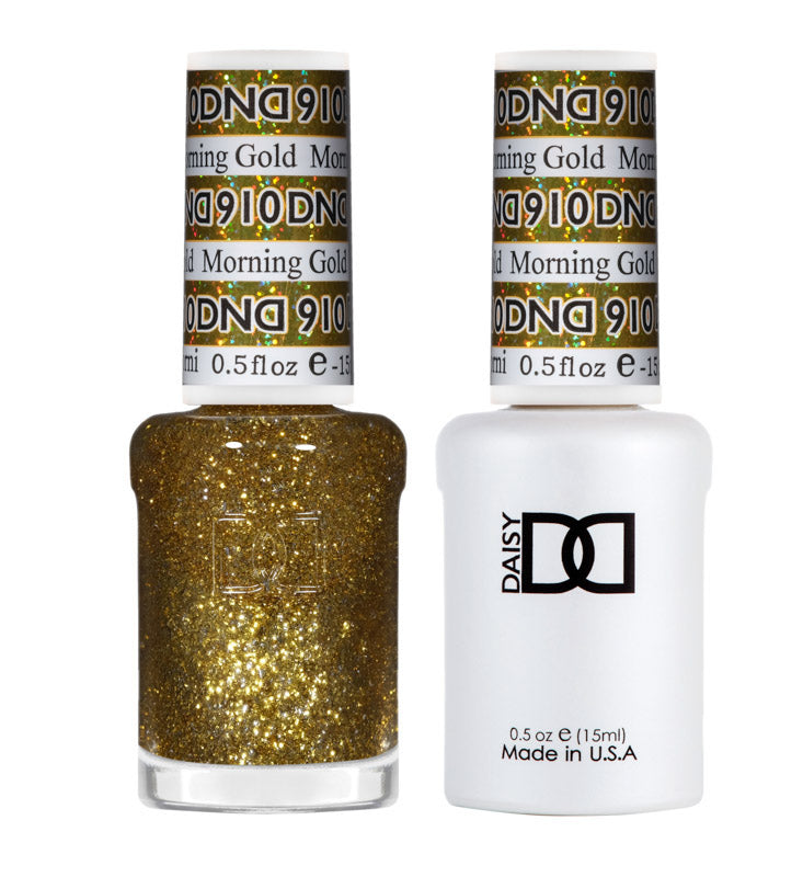 DND Gel Nail Polish Duo - 910 Morning Gold