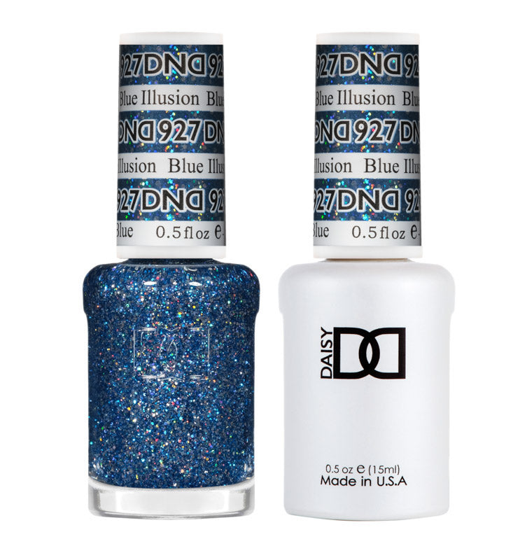 DND Gel Nail Polish Duo - 927 Blue Illusion