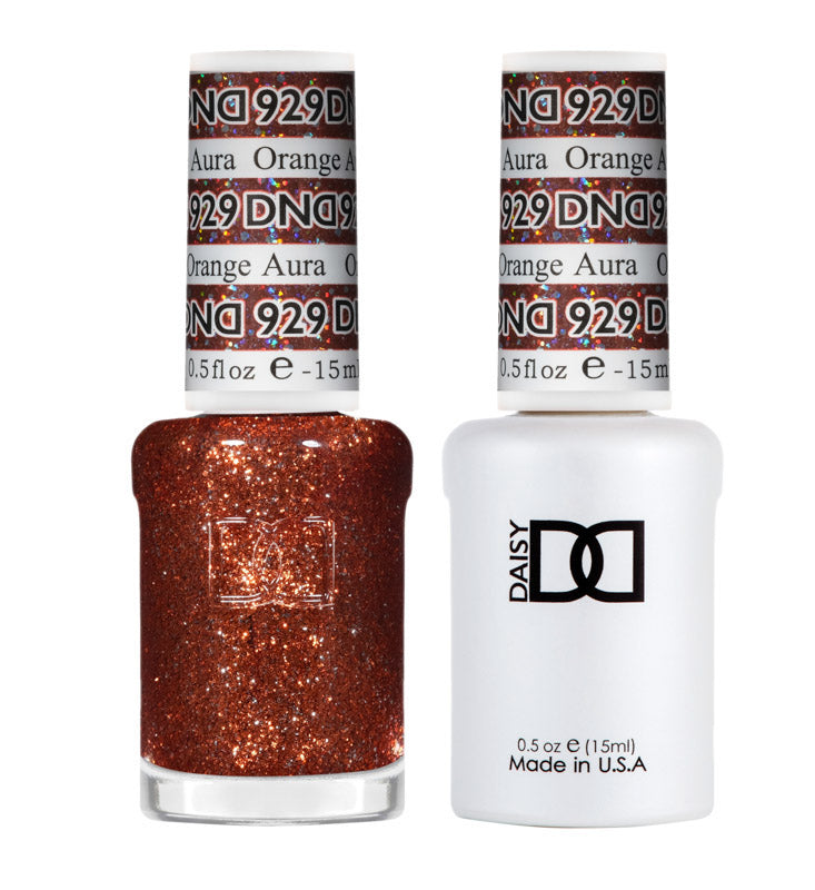 DND Gel Nail Polish Duo - 929 Orange Aura