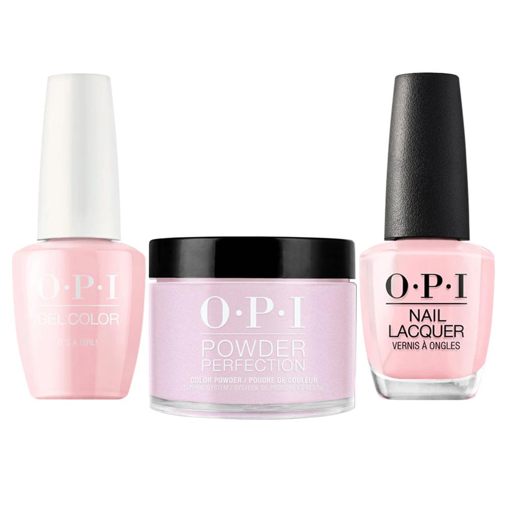 OPI 3 in 1 - H39 It's a Girl! - Dip, Gel & Lacquer Matching
