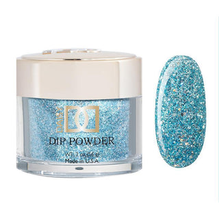 DND Acrylic & Powder Dip Nails 406 - Blue Glitter Colors