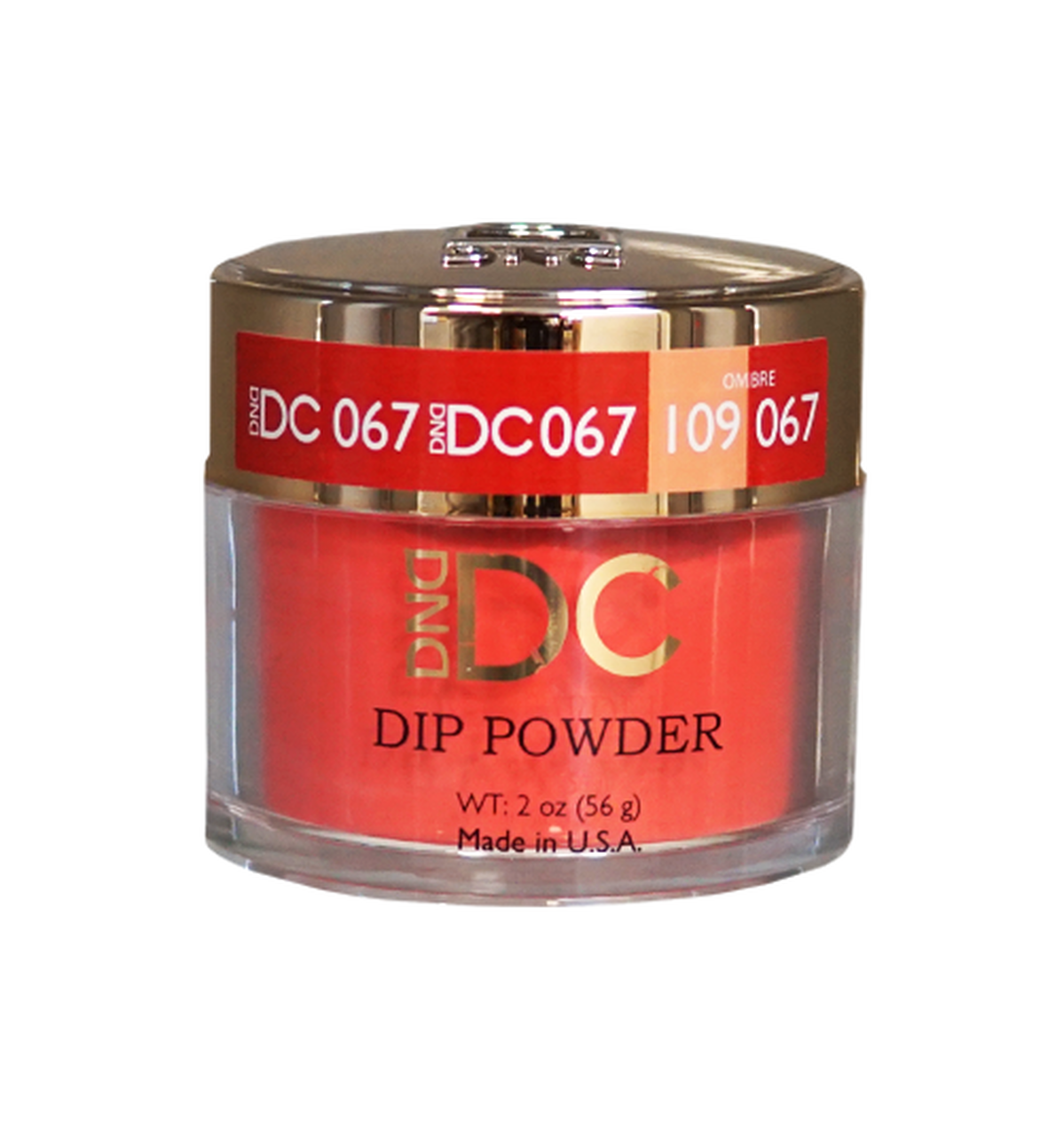 DND DC Acrylic & Dip Powder - DC067 Fire Engine Red