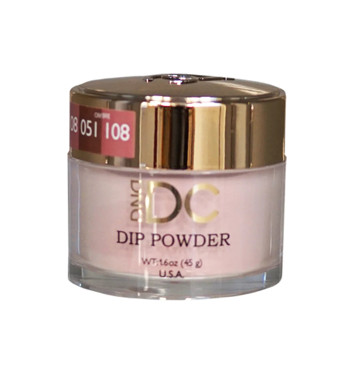 DND DC Acrylic & Dip Powder - DC108 Barn Red