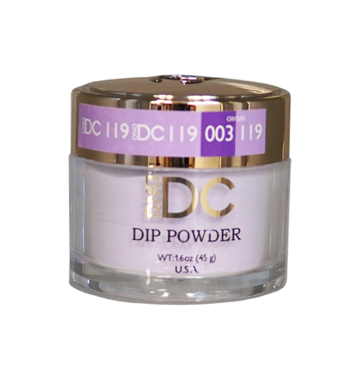 DND DC Acrylic & Dip Powder - DC119 Frosty Taro