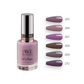  Lavis Healthy Nail Lacquer Fall Winter Set N7 (6 colors): 265, 266, 267, 268, 269, 270