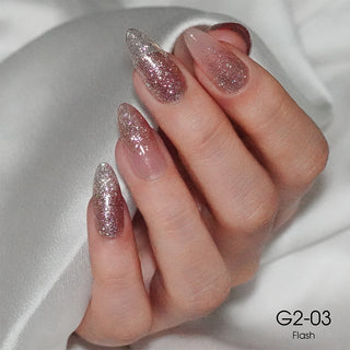 LAVIS Glitter G02 - 03 - Gel Polish 0.5 oz - Pillow Talk Collection