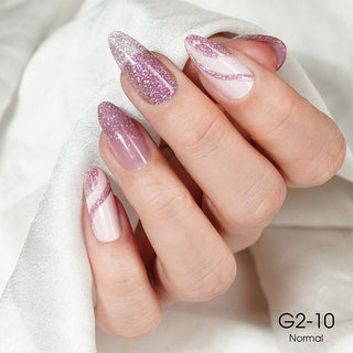 LAVIS Glitter G02 - 10 - Gel Polish 0.5 oz - Pillow Talk Collection