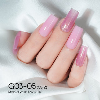 LAVIS 05 (G03-ver2) - Gel Polish 0.5 oz - Bridal Party Glitter Collection