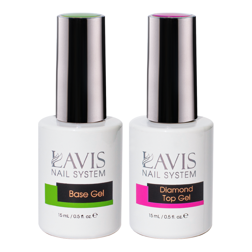  LAVIS Holiday Gift Bundle Set 21: 7 Gel & Lacquer, 1 Base Gel, 1 Top Gel - 097; 098; 099; 100; 102; 106; 107