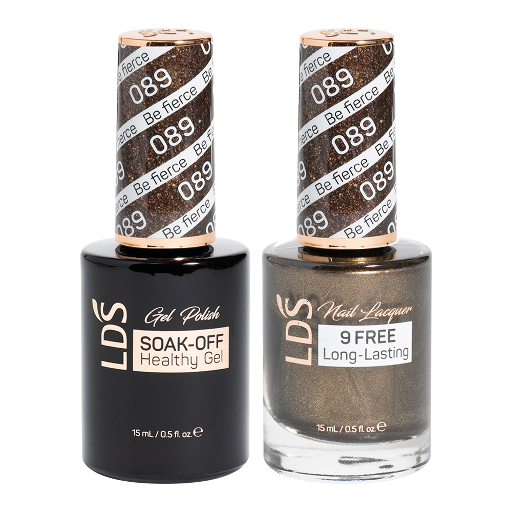  LDS Holiday Gift Bundle: 7 Gel & Lacquer, 1 Base Gel, 1 Top Gel - 143, 145, 142, 072, 147, 146, 089 by LDS sold by DTK Nail Supply