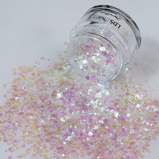 LDS Holographic Chunky Glitter Nail Art - DGL01 0.5 oz