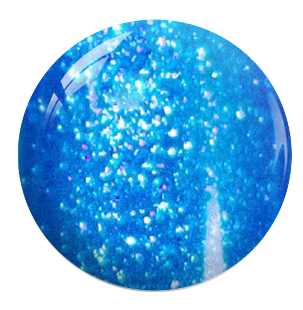 Gelixir Acrylic & Powder Dip Nails 082 Jewelry Blue - Blue Glitter Colors