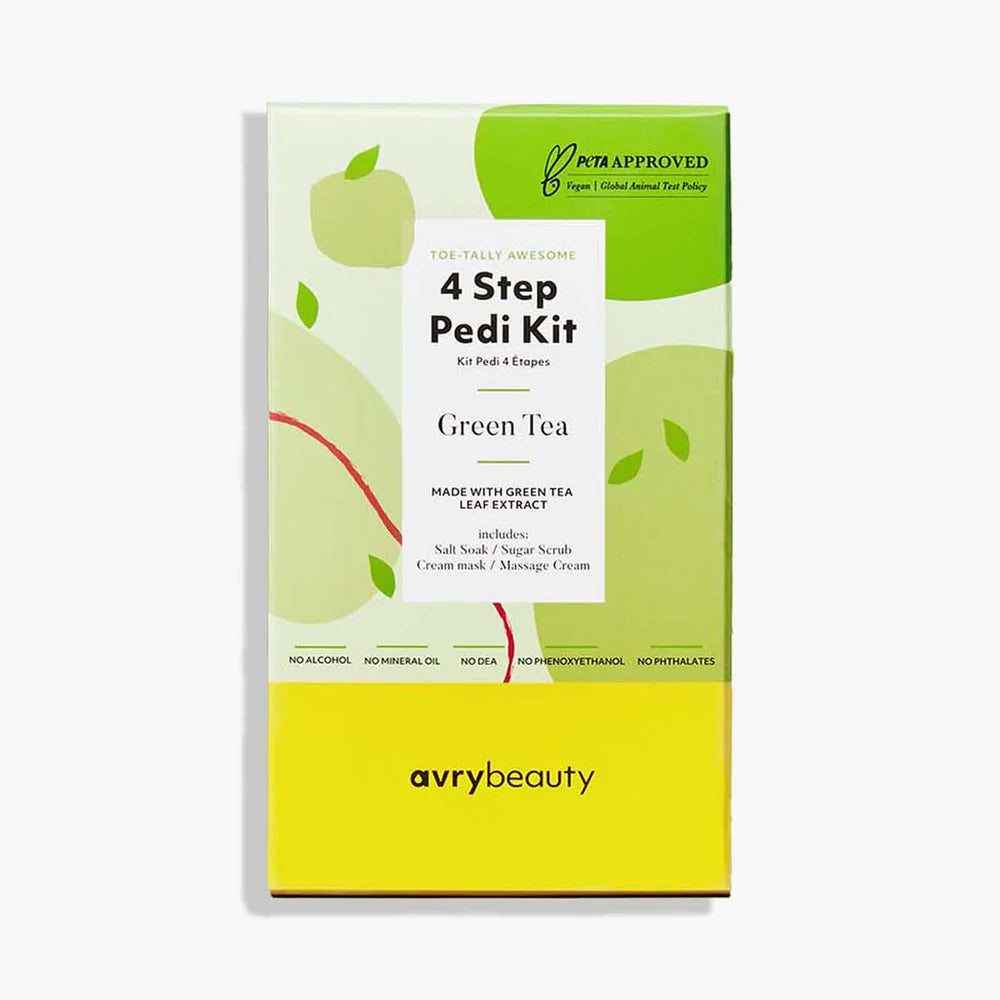 AVRY BEAUTY - 4 Steps Pedicure Kit - Green Tea