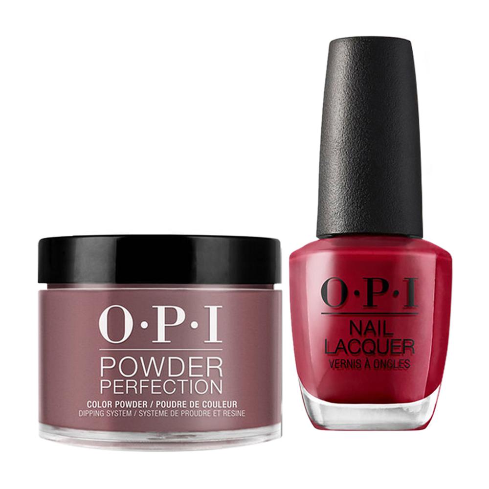 OPI H02 Chick Flick Cherry - Dip & Lacquer Combo