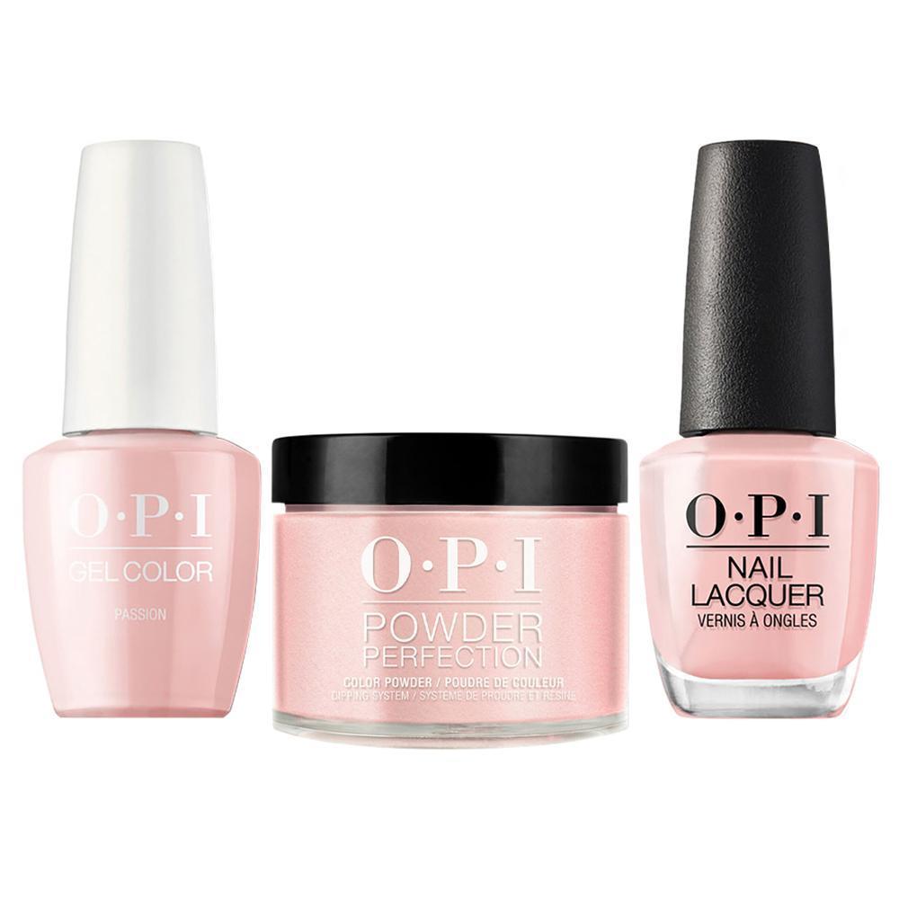 OPI 3 in 1 - H19 Passion - Dip, Gel & Lacquer Matching