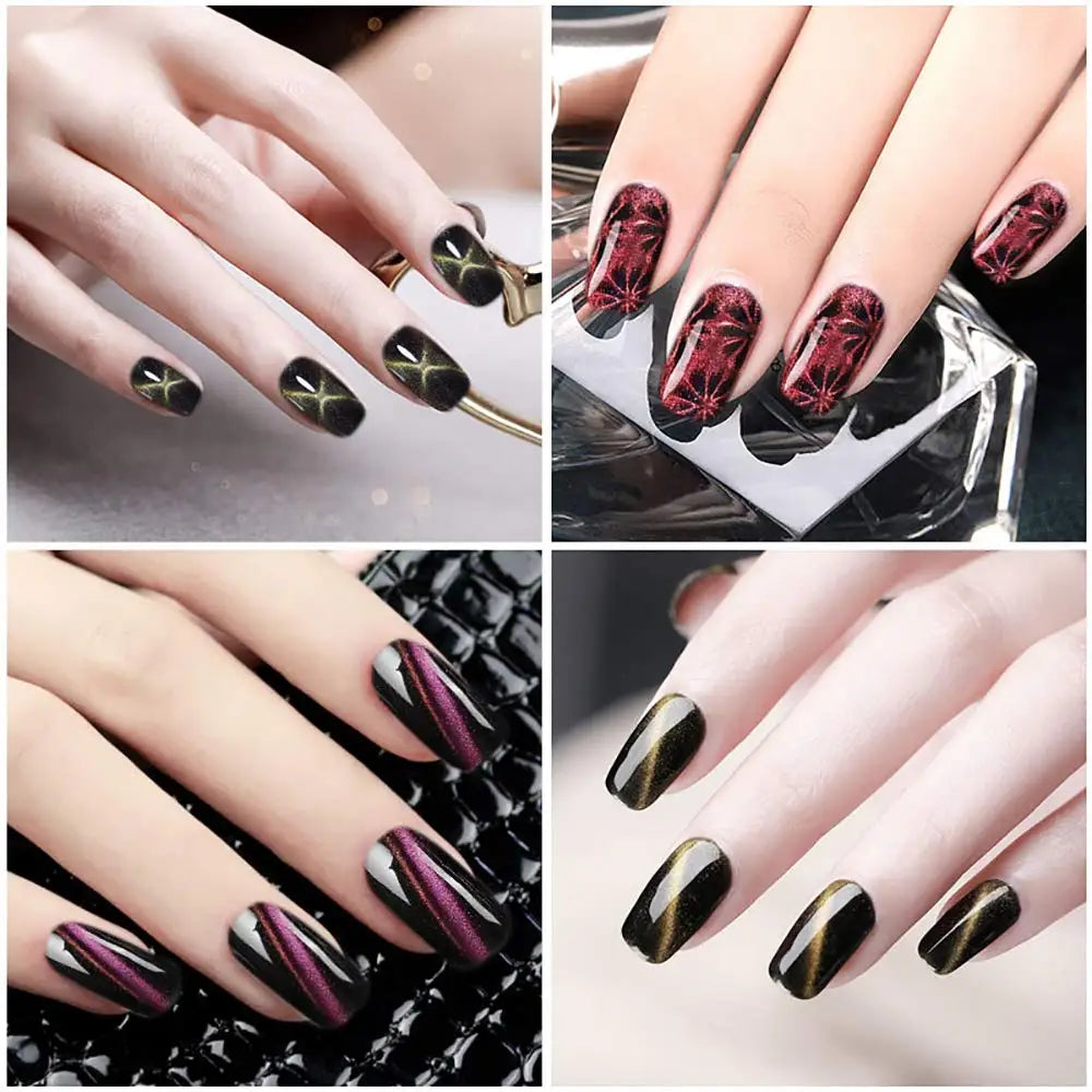 Cat Eye Magnet Nail Art No7