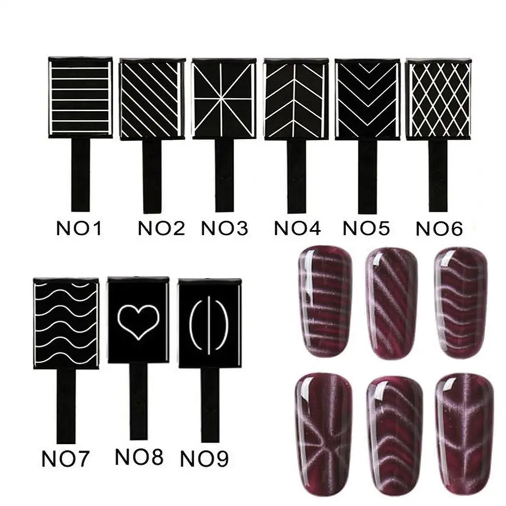 Cat Eye Magnet Nail Art No7