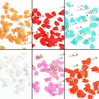 6 Grids Flower Flakes Charms 01 Spring