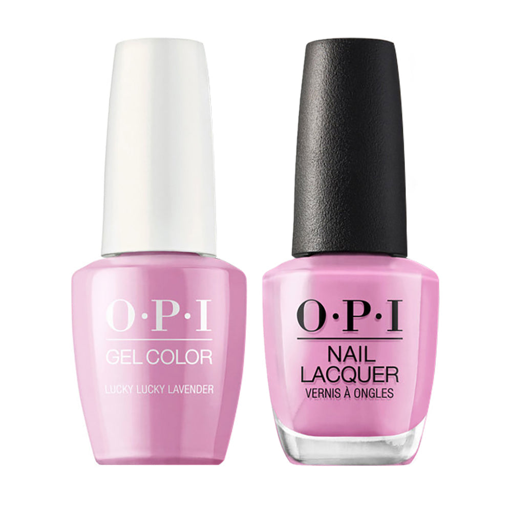 OPI Gel Nail Polish Duo Pink Colors - H48 Lucky Lucky Lavender