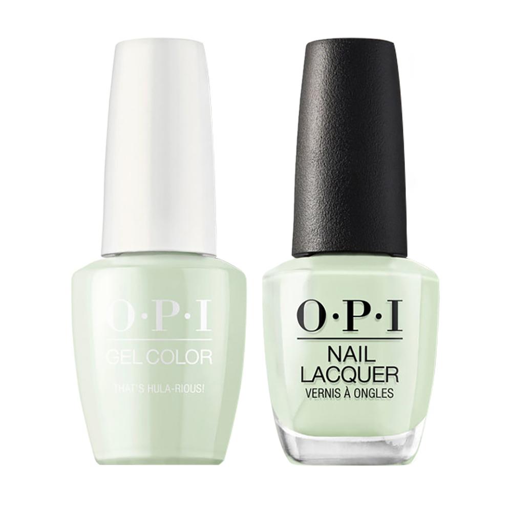 OPI Gel Nail Polish Duo Green Colors - H65 That's Hula-rious!