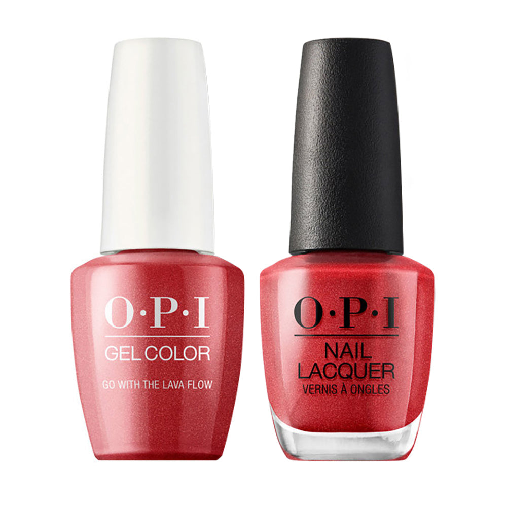 OPI Gel Nail Polish Duo Orange Colors - H69 Go with the Lava Flow