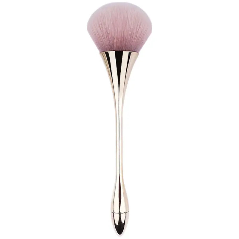 Soft Nail Dusting Brush - 08 Goldsilver Tip