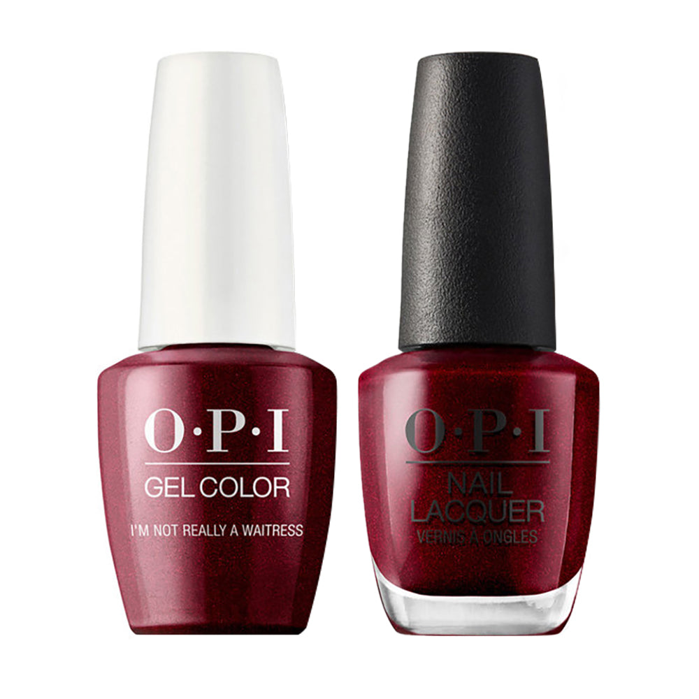 OPI Gel Nail Polish Duo Red Colors - H08 I'm Not Really a Waitress