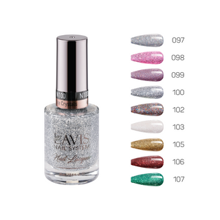  Lavis Healthy Nail Lacquer Fall Winter Set N6 (9 colors): 097, 098, 099, 100, 102, 103, 105, 106, 107