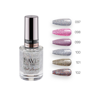  Lavis Healthy Nail Lacquer Holiday Fall Set N2 (6 colors): 097, 098, 099, 100, 101, 102